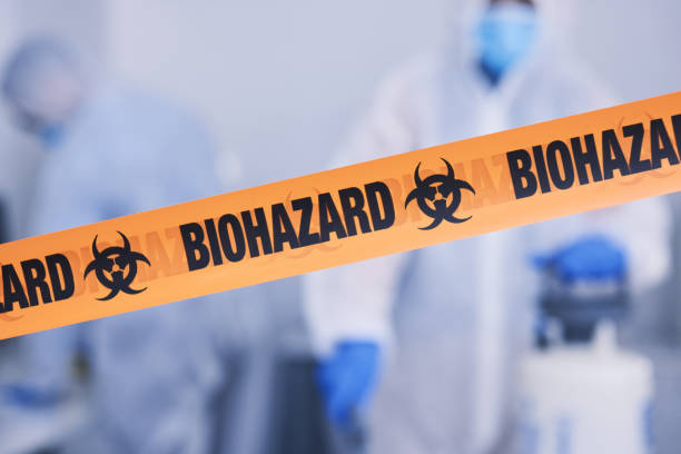 Professional Biohazard Cleanup technician working in Eltopia, WA